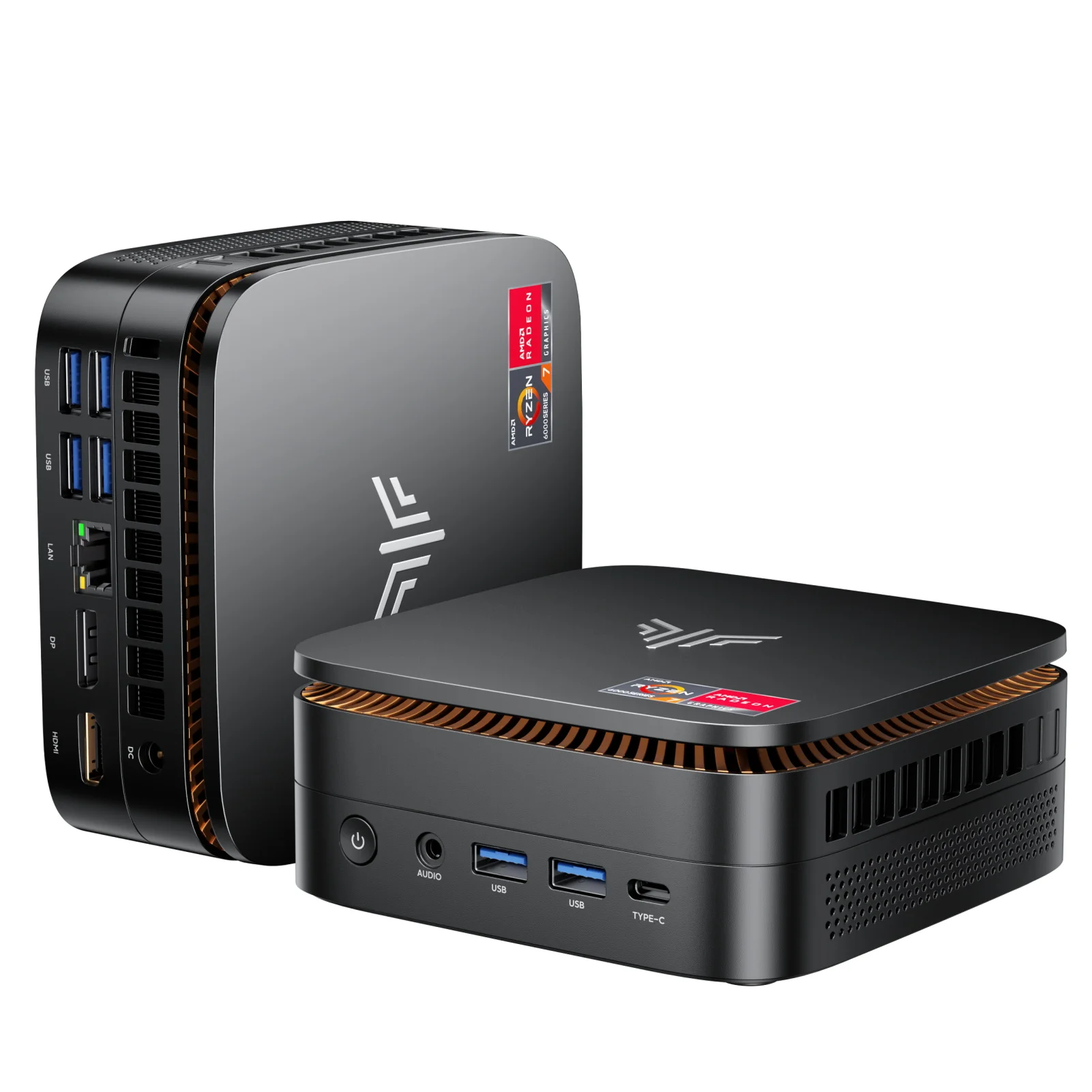 ACEMAGIC Mini PC AMD Rzyen 7 6800H(8C/16T, jusqu'à 4.7Ghz)Mini ordinateur 4K Trible Display Mini ordinateurs de bureau BT5.2/WiFi 6