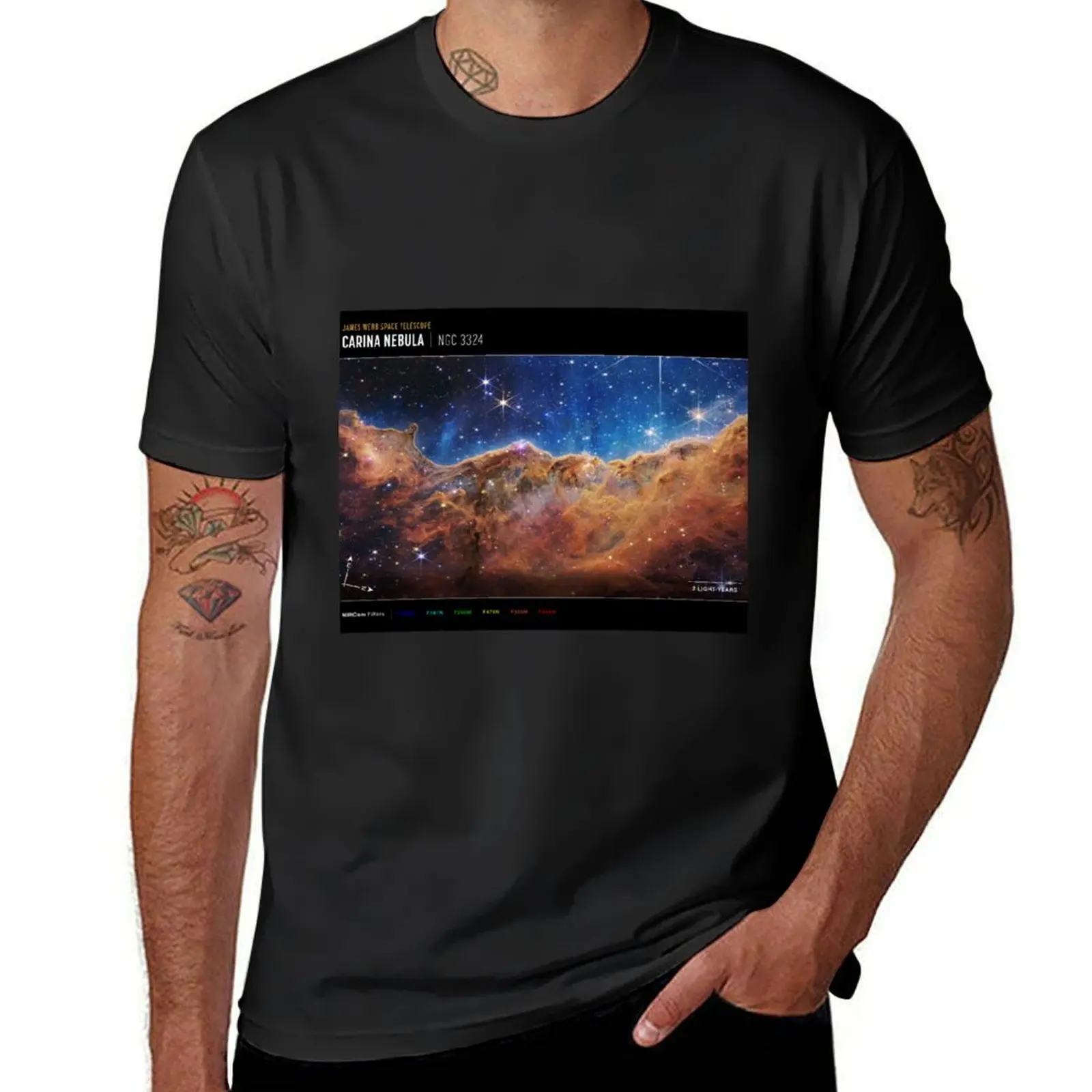 Carina Nebula Webb Telescope JWST MIRI T-Shirt shirts graphic tees sublime tees Blouse t shirts men