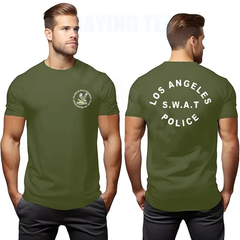 SWAT-Abteilung TV-Serie SECURITY INVESTIGATION T-Shirt Herrenmode Weiche Baumwoll-T-Shirts Persönlichkeits-Streetwear Kleidung Tee – Detail 9