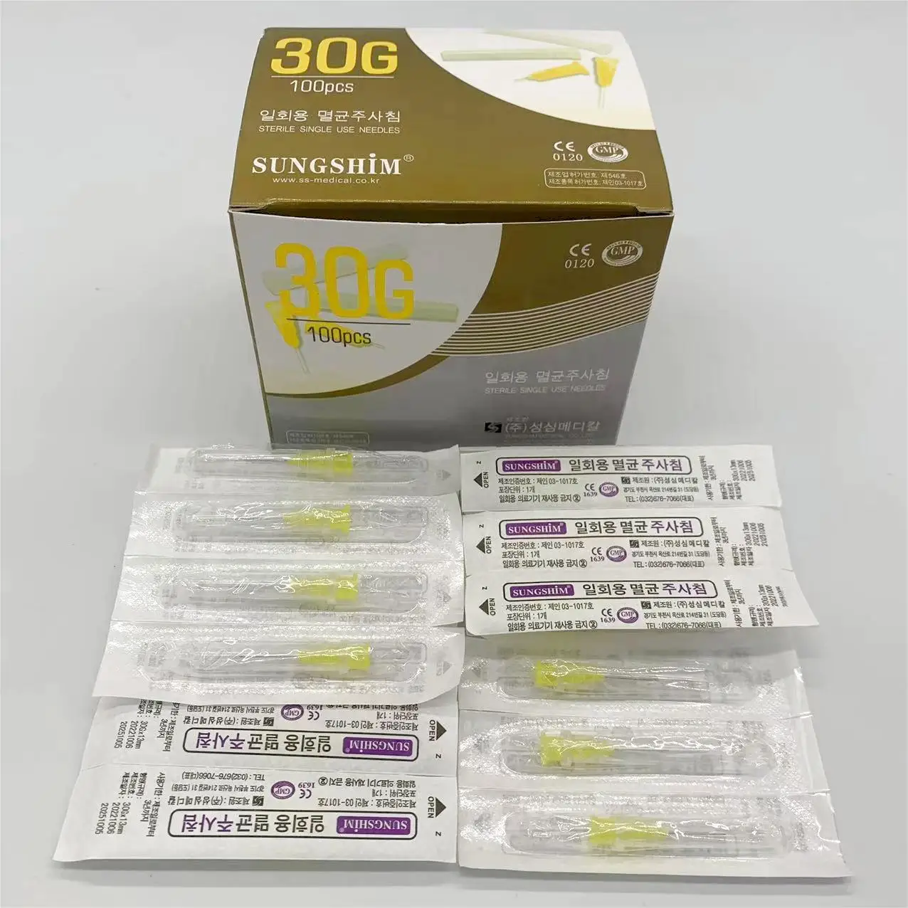 100/50 peças agulha pequena indolor beleza ultrafina 30g * 4mm, 30g * 13mm, 30g * 25mm seringas agulhas coreanas ferramentas para pálpebras