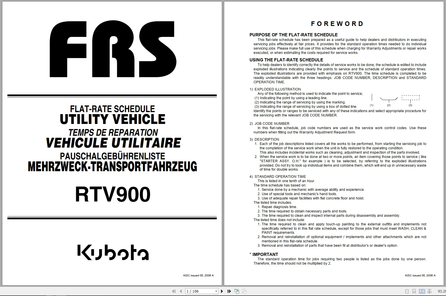 AutoEPC Kubota Agricultural and Industrial Machinery Service Parts Operations Manual 11.2025