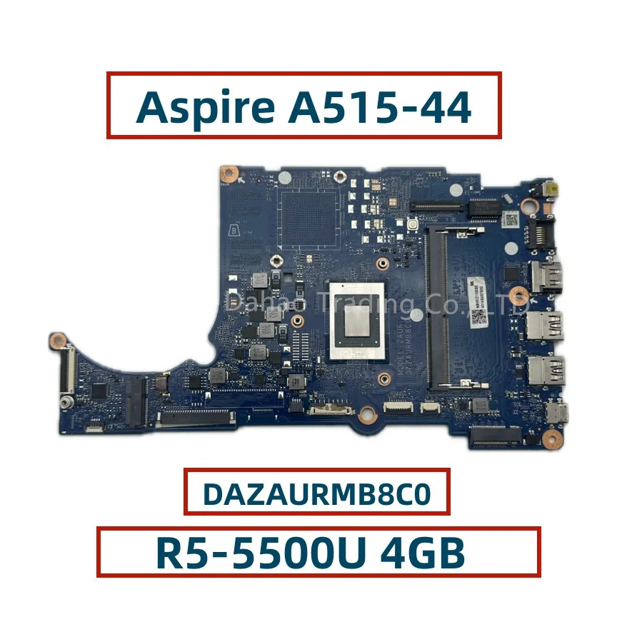 Placa base para portátil Acer Aspire A515-44 ZAUR, con R5-5500U CPU, 4GB RAM, DDR4 NB.HVZ11.008, DAZAURMB8C0, completamente probada