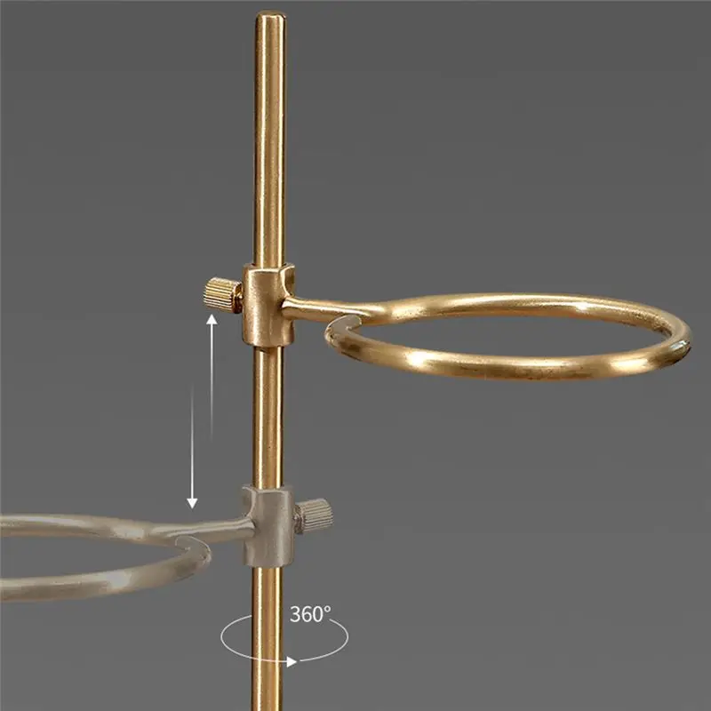 【Clearance Sale】Pour over Coffee Maker Stand with Wood Base Adjustable Height Rack Dripper Filter Holder for Manual Brewing Waln