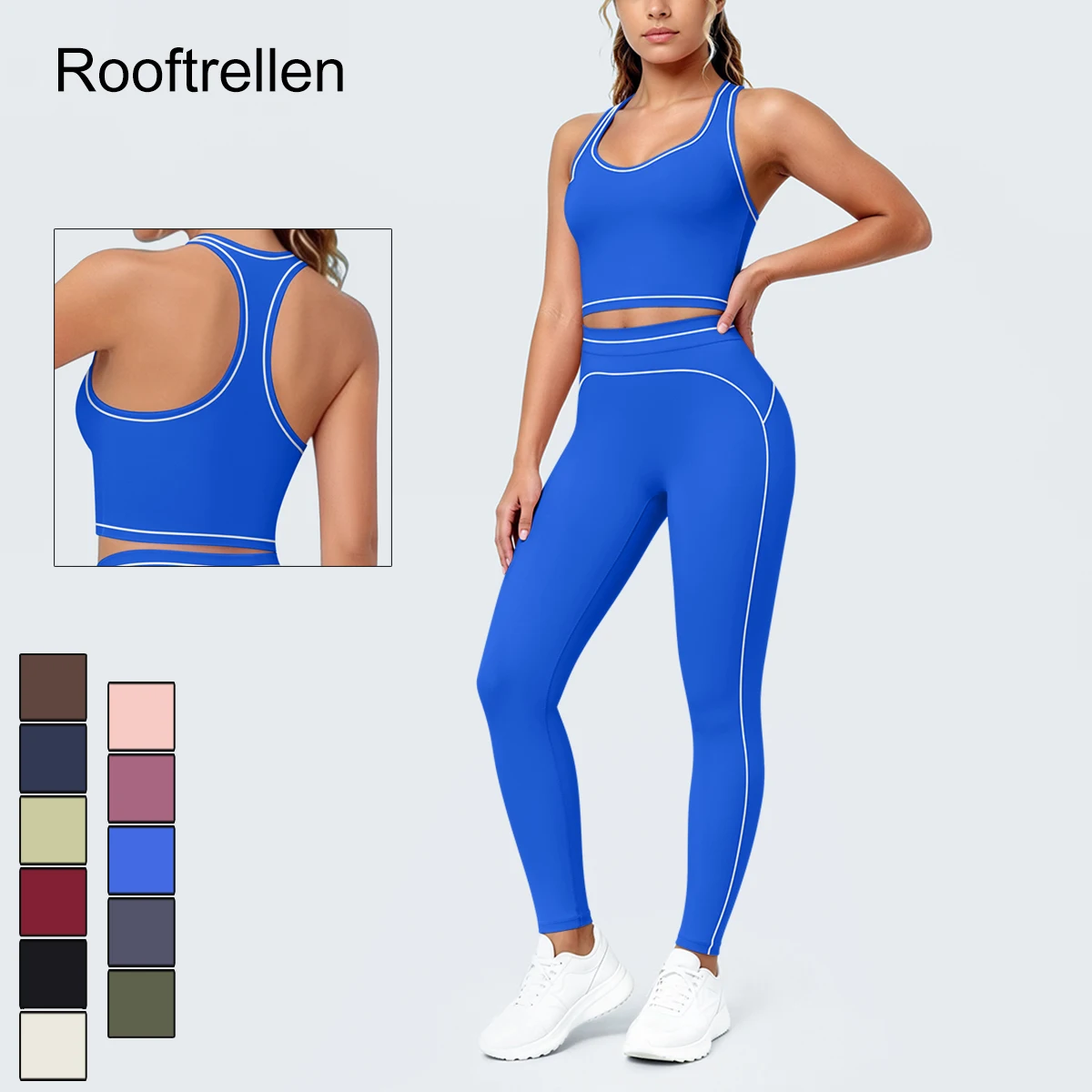 Woman Woman Summer Gym Sports Yoga Set Breathable Hip-lifting Fitness Yoga Leggings Beautiful Back I-shaped Vest with Chest Pad - Aliexpress Deal