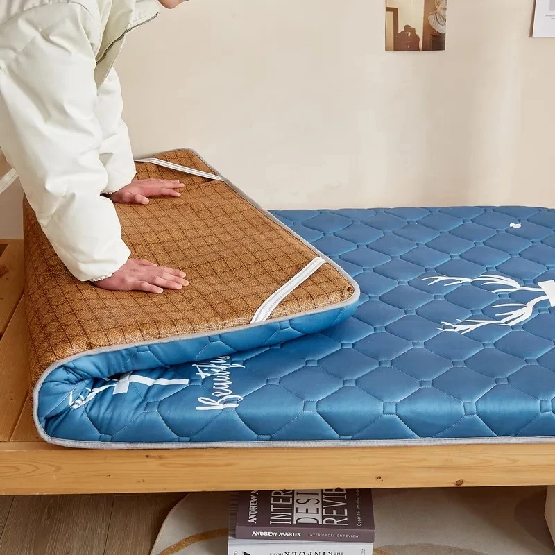 Tatami Mattress Double Sided All Seasons Summer Rattan Mats Soft Cushion Sleeping Pad Floor Mat Bedroom Dormitory Single Bed