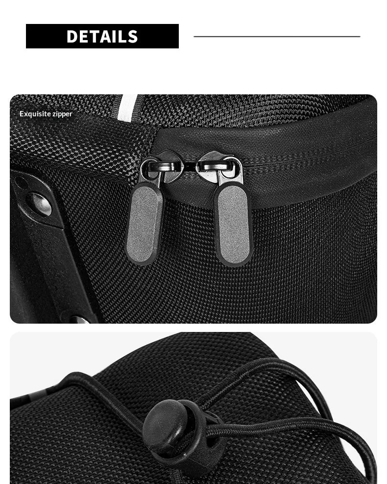 OFFBONDAGE 4L EVA Hartschalen-Fahrrad-Fronttasche, wasserdichte, faltbare Fahrrad-Lenkertasche, tragbare Fahrrad-Aufbewahrungstasche für Brompton – Detail 10