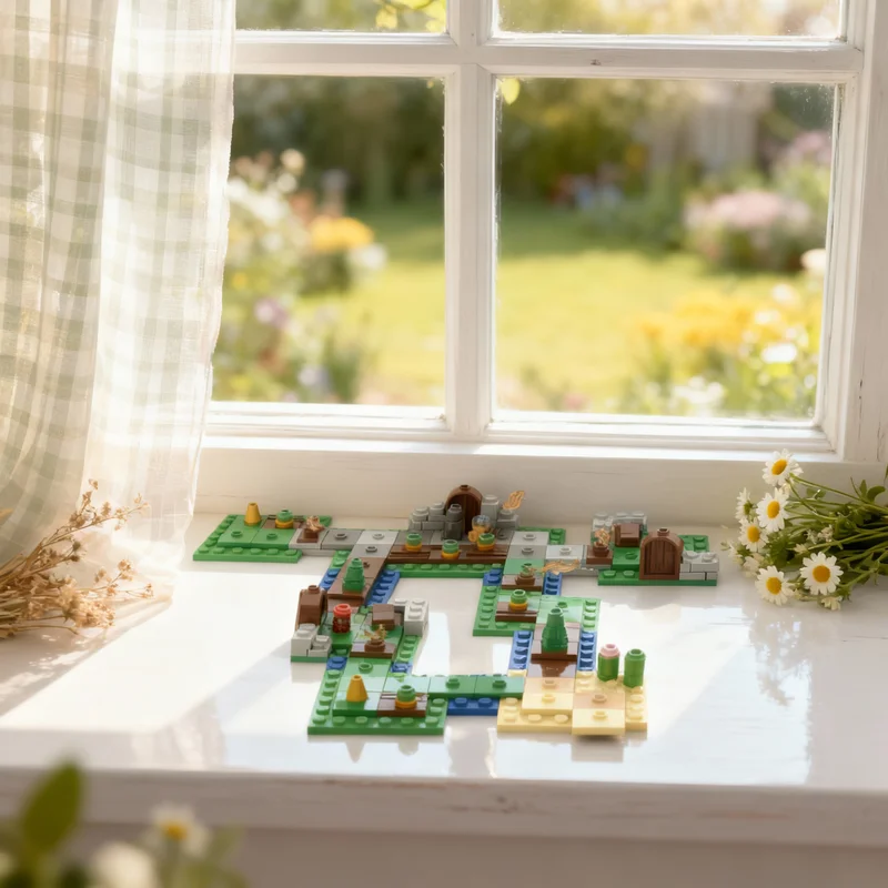 

168pcs MOC Seldaan Village From Heroica Plus Expansion Games Model Building Blocks DIY Gift Creative Collectible Display Decor