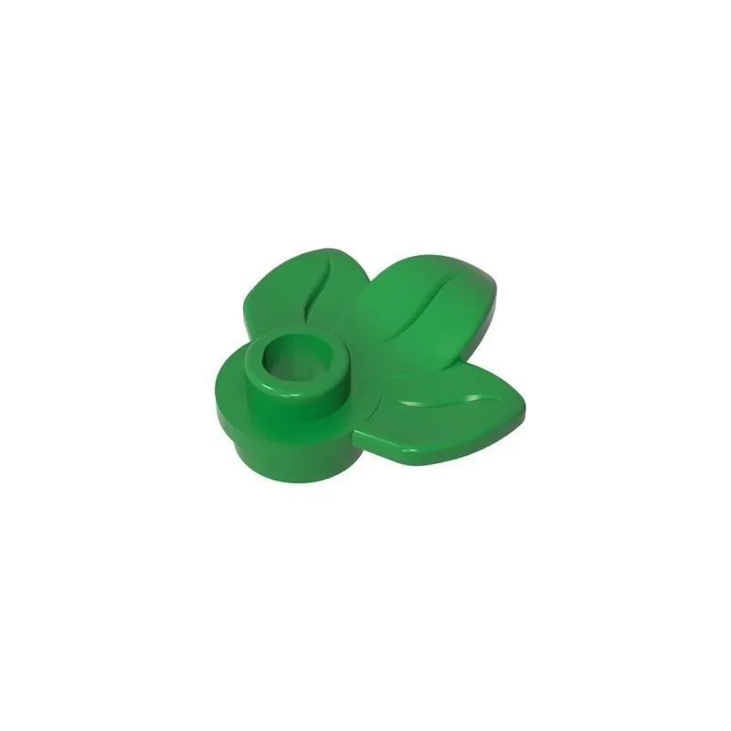 [217Pcs]【50G】 32607 Christmas Wreath 1x1 With Three Leaves, Children DIY STEM Building Blocks Toy, Gifts For MOC Creators
