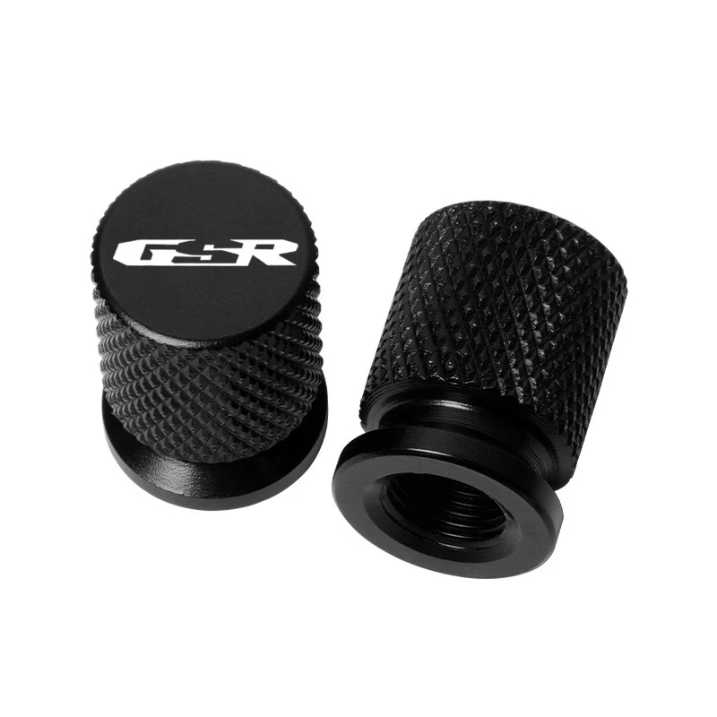 2pcs Motorcycle CNC Aluminum Tire Valve Air Port Stem Cover Caps For SUZUKI GSR GSR750 GSR600 GSR400 GSR 750 600 400 Accessories