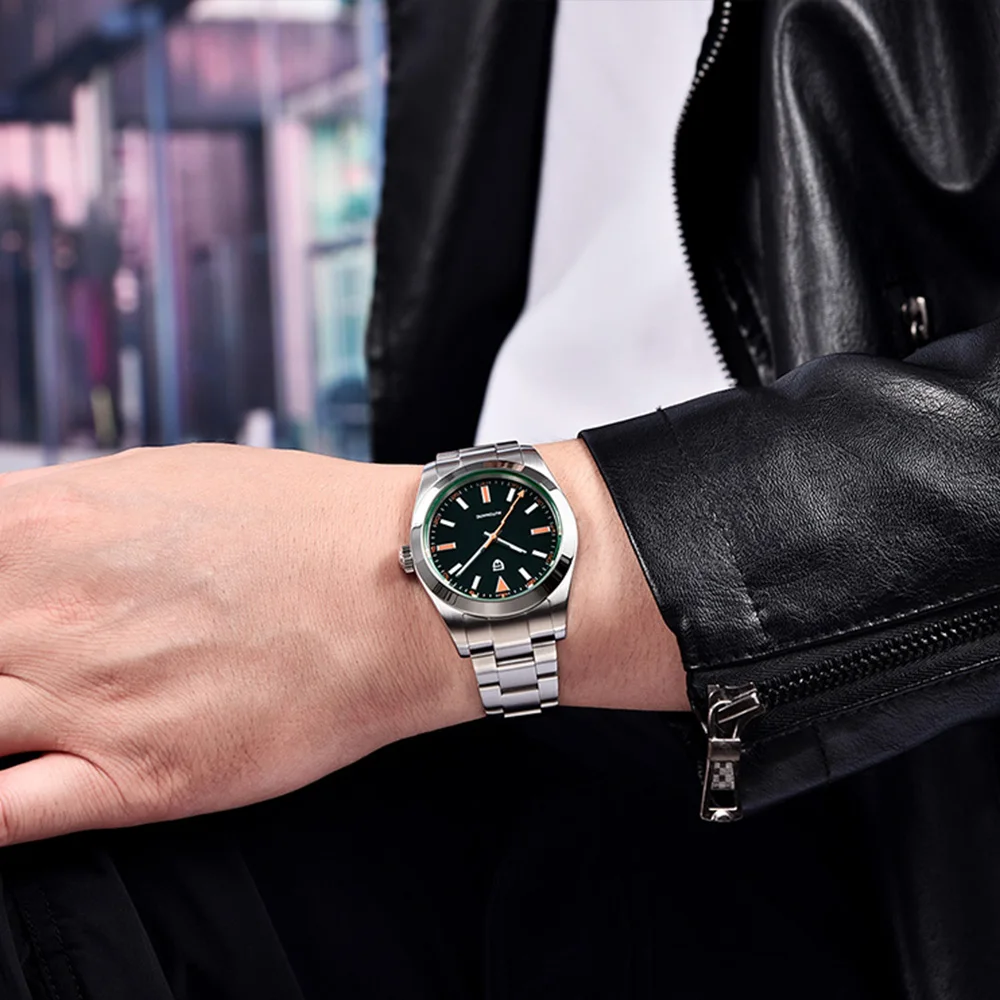 أحدث ساعات رجالية لعام 2025 من أفضل العلامات التجارية للأعمال بتصميم باجاني ساعة ميكانيكية NH35 ساعات أوتوماتيكية من الفولاذ المقاوم للصدأ موضة 10BAR