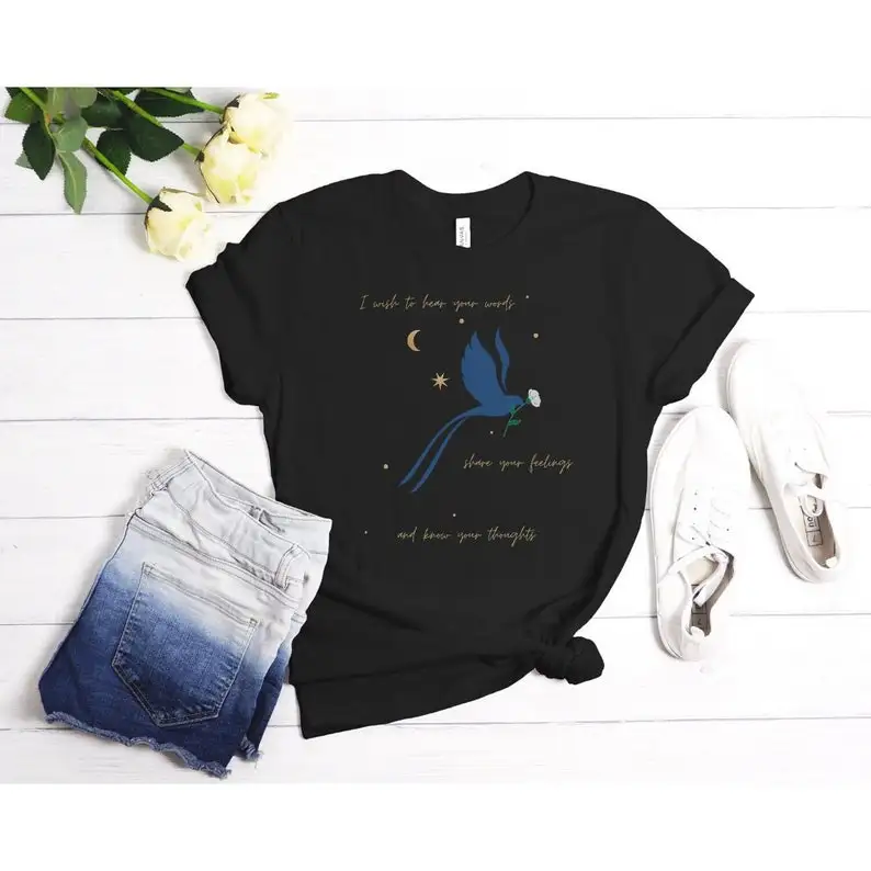 FFXIV Metieon Star Bird T-Shirt Final Fantasy XIV FFXIV Shirt Shirt for Gamer Unisex Graphic Tee