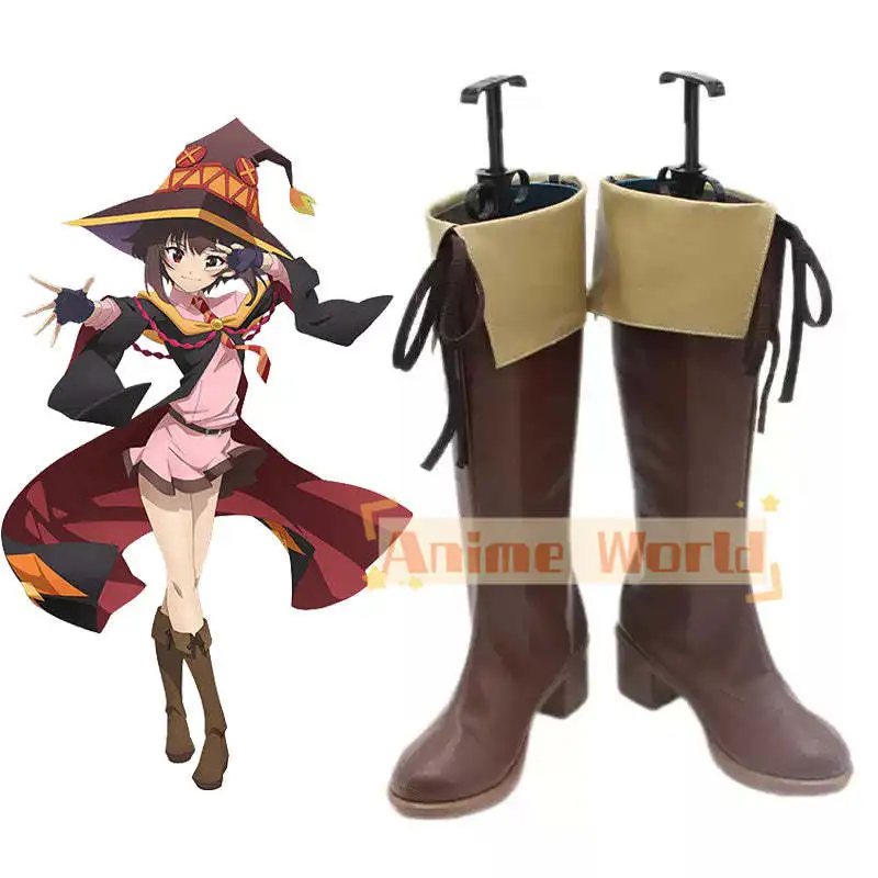 Megumin Shoes Cosplay Boots Custom-made Halloween Carnival Party Props