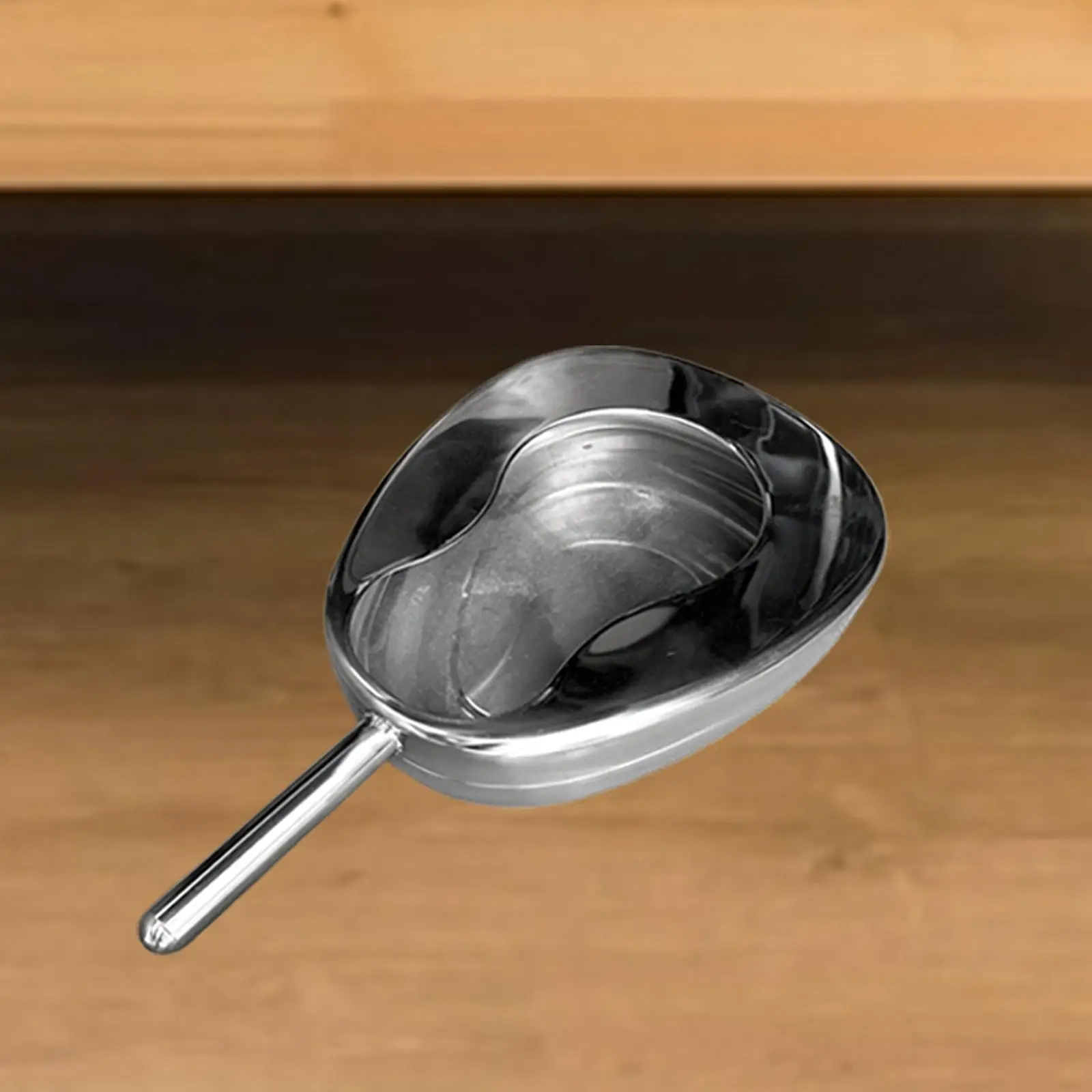 حاوية تبول ناعمة من الفولاذ المقاوم للصدأ لسرير المسنين للرجال والنساء بدون غطاء #5