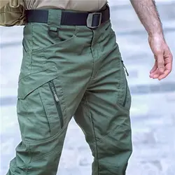 Plus Size 6XL Mens Tactical Pants Multiple Pocket Elasticity Military Urban Commuter Tacitcal Trousers Men Slim Fat Cargo Pants