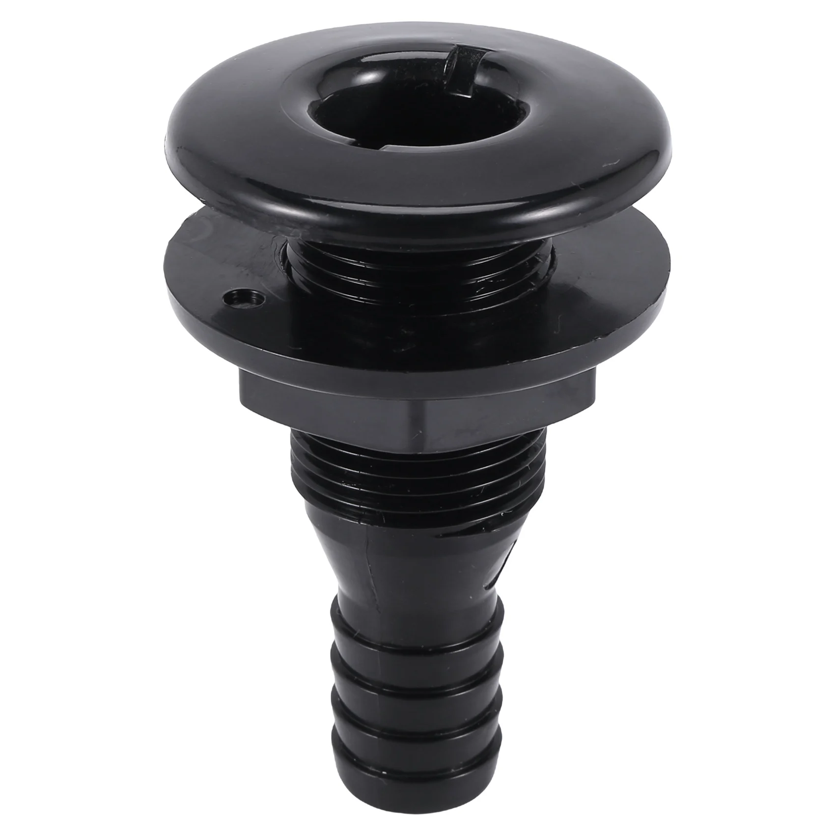 3/4 Inch Hose Plastic Thru-Hull Bilge Fitting Bilge Pump Drain Vent Hose Fitting for Boats Marine Yacht RV