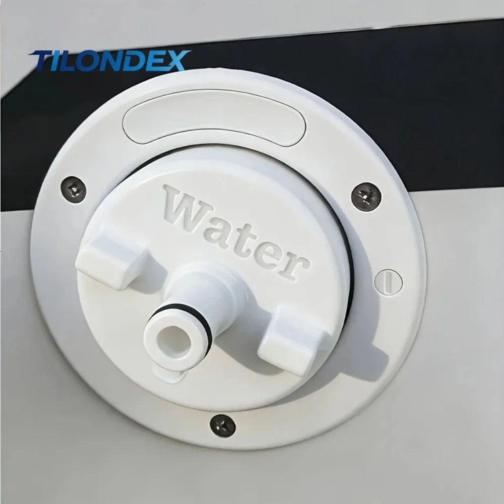 TILONDEX RV Water Tank Adapter Quick Hose Connector with O-Ring Seal for Water Filling No Battery Included