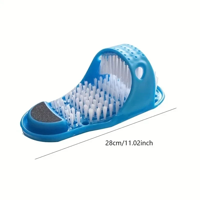 Unisex Spa Shower Foot Scrubber and Massager Exfoliate and Massage With Ease No Power Needed Foot Washing Brush