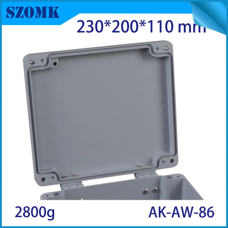 Aluminum Waterproof Connectors Distribution Box for Electronics Diy Design Weatherproof Project Case 230x200x110mm Outdoor Use