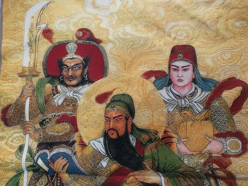 Exquisite Old Chinese silk embroidery painting 