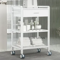 Tool Rolling Cart Salon Trolley Manicure Beauty Aesthetic Salon Trolley Cosmetic Storage Chariot Coiffure Beauty Furniture HDTC