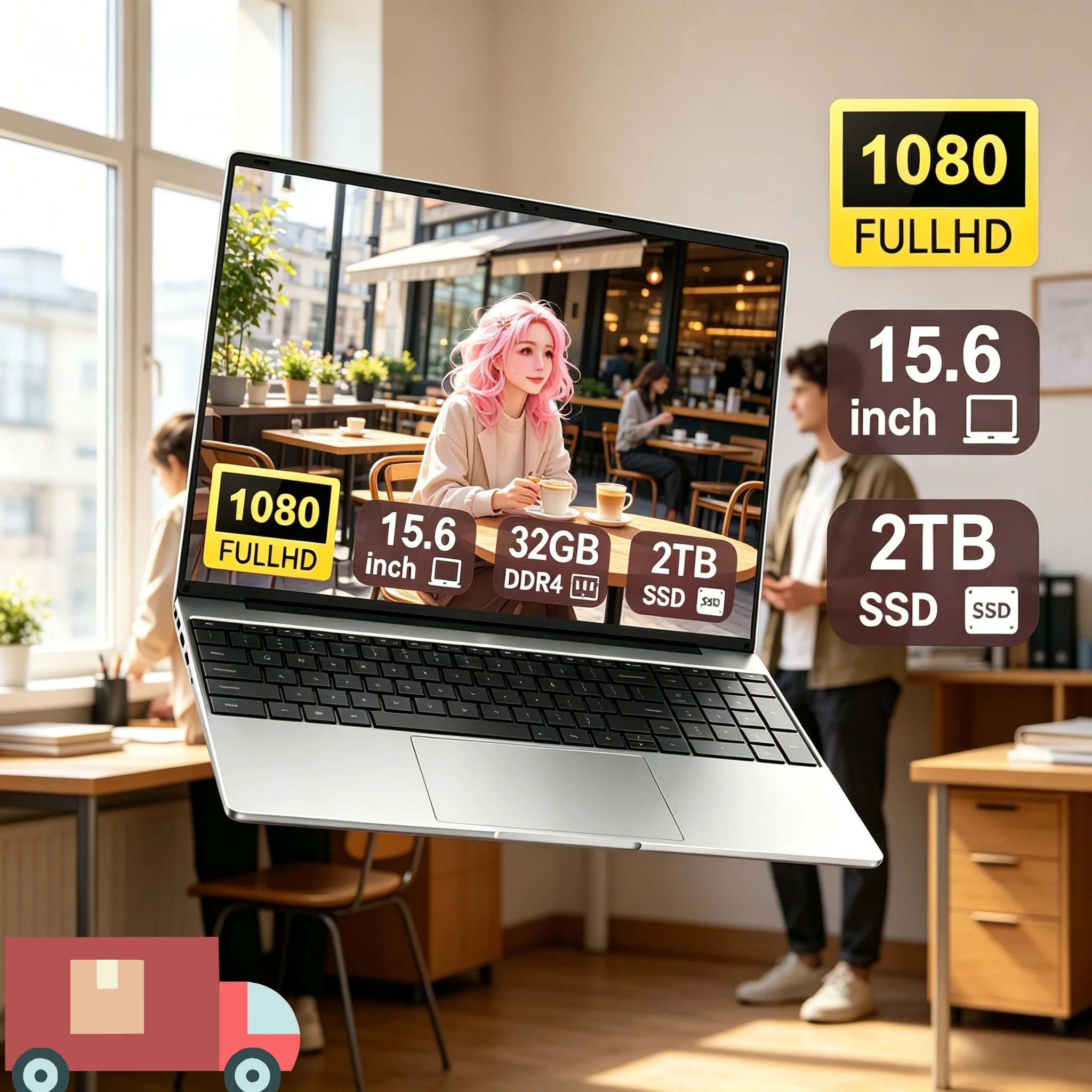 

Portable 15.6" Ultra Thin Business Notebook i9-9900/i9-9880H Windows 11 32GB DDR4 2TB SSD Gaming Laptop PC