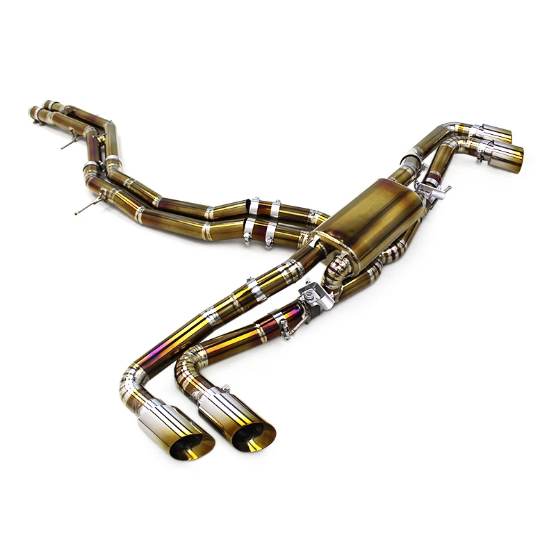 Yooking Titanium Catback Exhaust For Lamborghini URUS 4.0 2018-2023 Escape Car Exhaust System Exhaust Pipe Valve Muffler