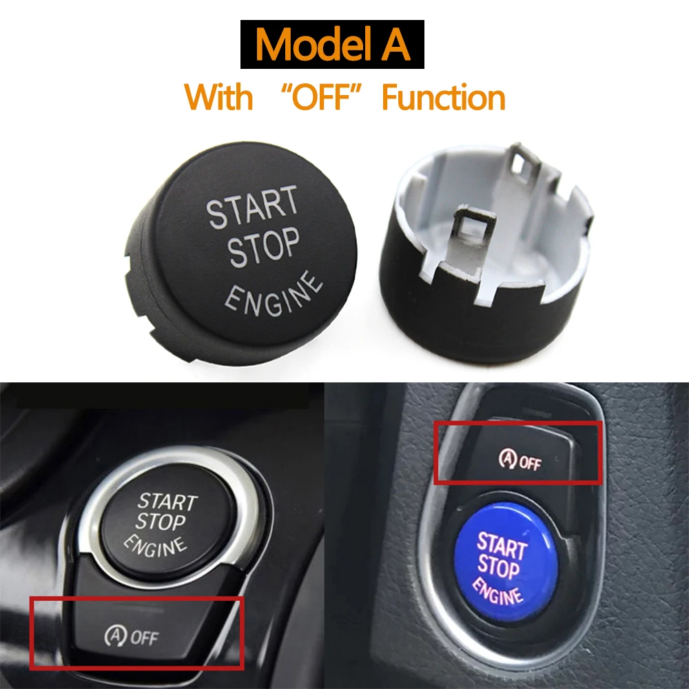 Engine Ignition Start Stop Switch Cover OFF Button For BMW F G Series 1 2 3 4 5 6 7 X3 X5 F20 F22 F30 F32 F01 F02 F10 F12 F25