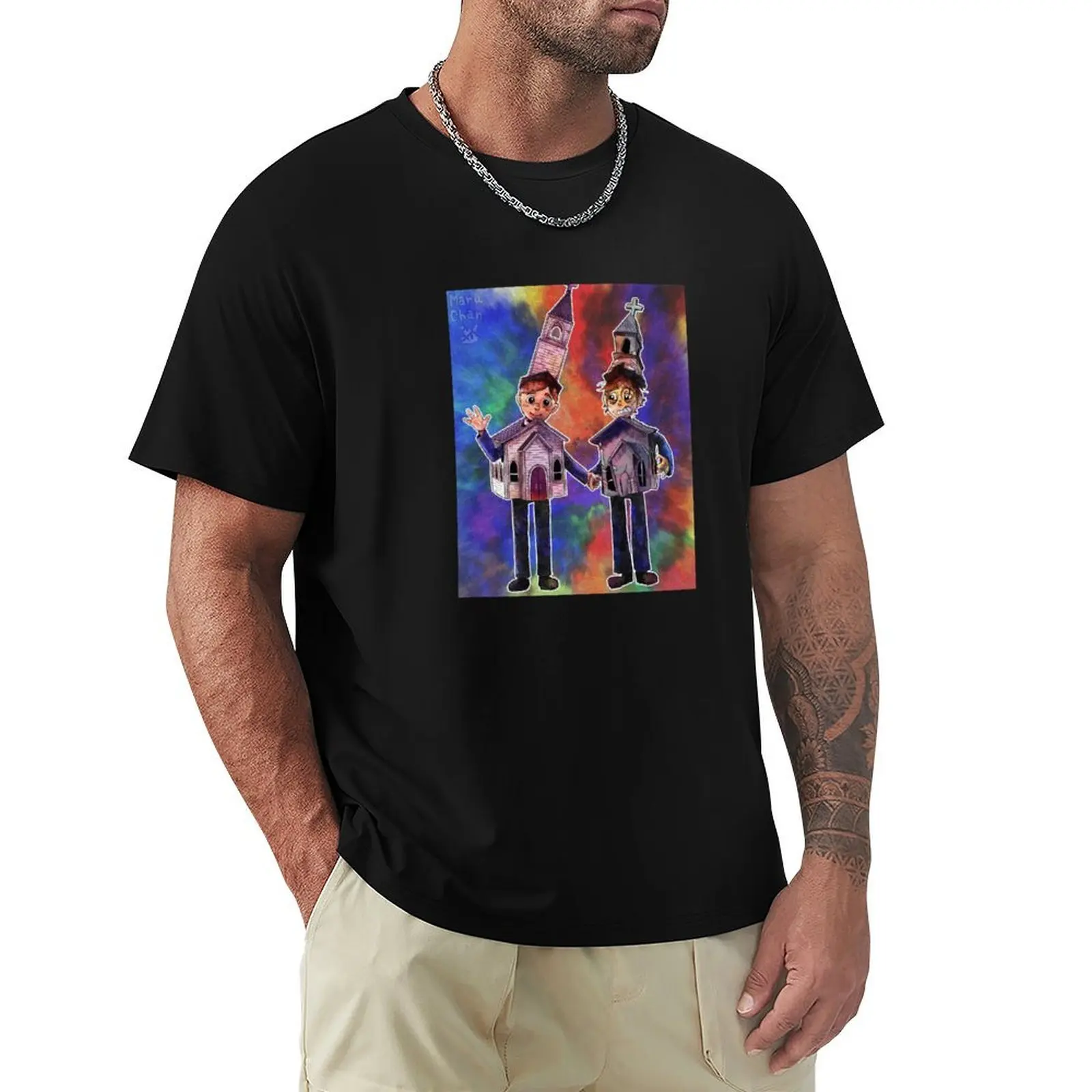 Moral Orel I'm a Church! T-Shirt Plus Size Non-Shrink T-Shirt
