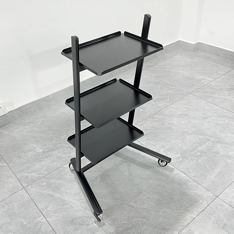 Aesthetic Auxiliary Cart with Wheels Trolley Beauty Salon Furniture Cosmetic Reception Organizers Trolleys Rolling Storage Cart