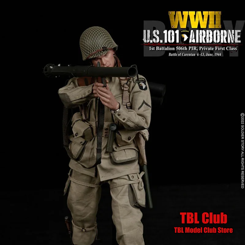 1/6 SoldierStory SS126 WWII US 101 Battalion Private First Class Ryan Full Set Moveable Action with Platform For Fan Gifts