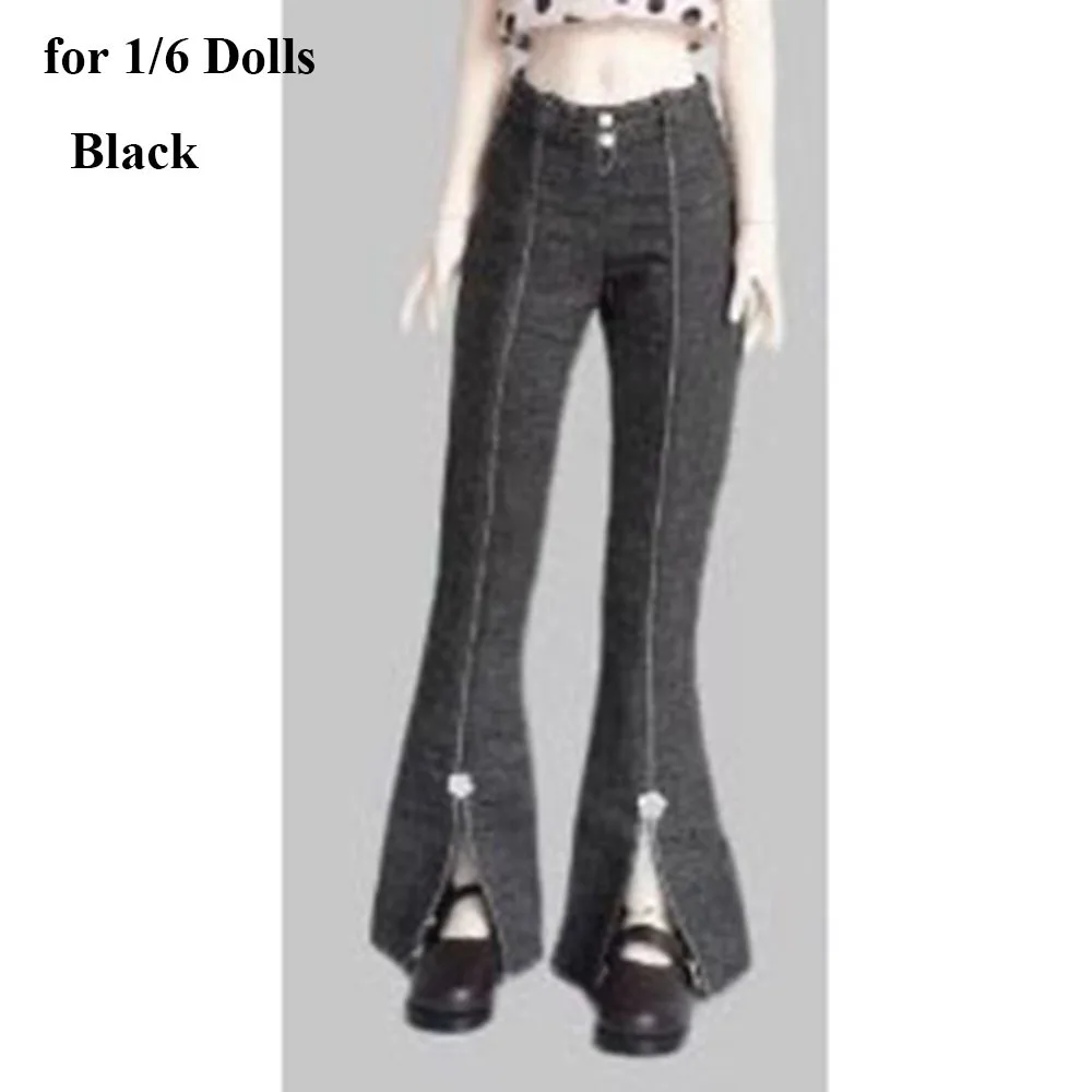 

Casual Wear Bell-bottoms Jeans Pants Cute Elegant Doll Trousers DIY Accessories Mini for 1/3 1/4 1/6 30/45/60cm Doll