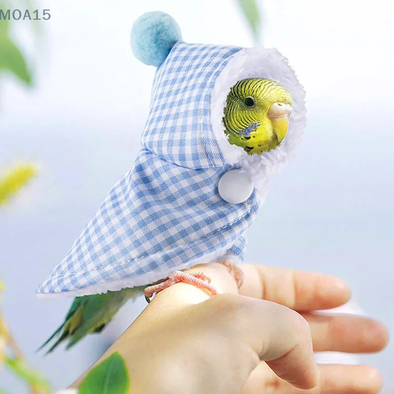 Warm Bird Cloak Cover Keep Warm For Winter Go Out Costume Bird Warm Clothing Parrot Cloak Thickened Colorful Bird Winter Clothes