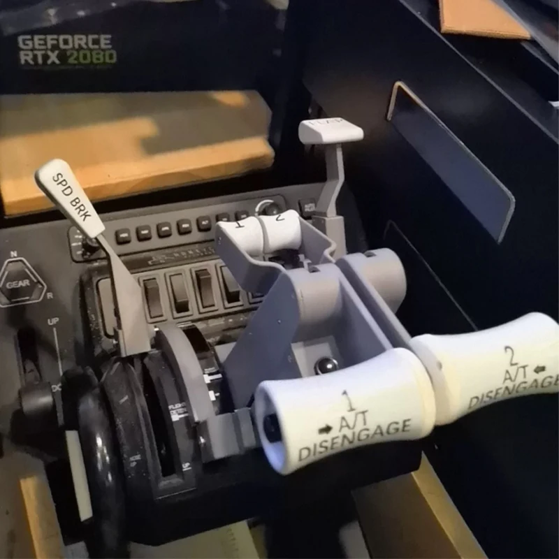 

Flight Sim Boeing 737 Throttle Thrust Lever set Flight Simulation Peripherals PMDG 737, Ifly 737MAX, MSFS24 737MAX