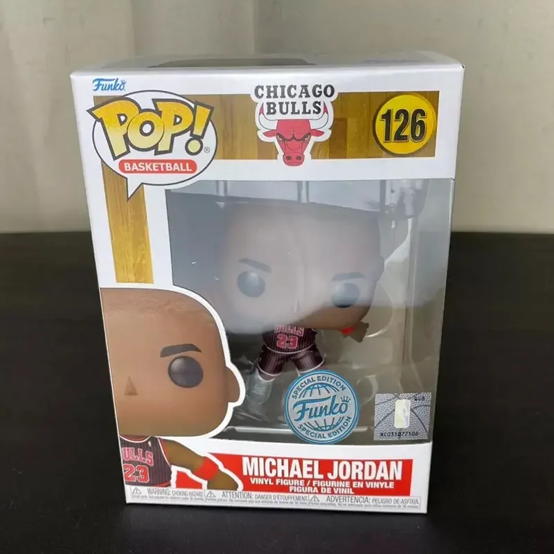 

NBA Chicago Bulls Michael Jordan 23 jerseys #126 Figure FUNKO POP Action Figures Collectible Limited Edition Model Toy Gift