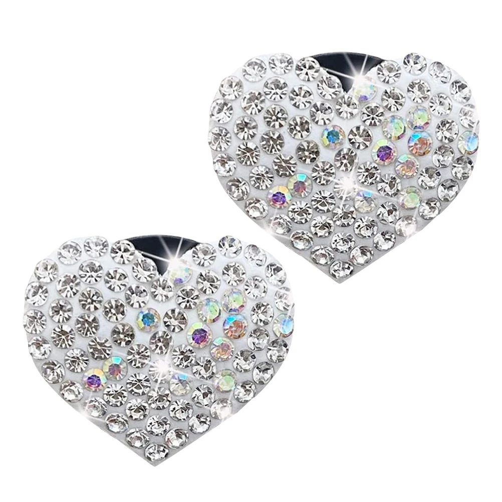 

2Pcs Heart Shaped Air Freshener Clips White Love Accessories Aromatherapy Car Vent Decor Dashboard ornaments Car Interior Design