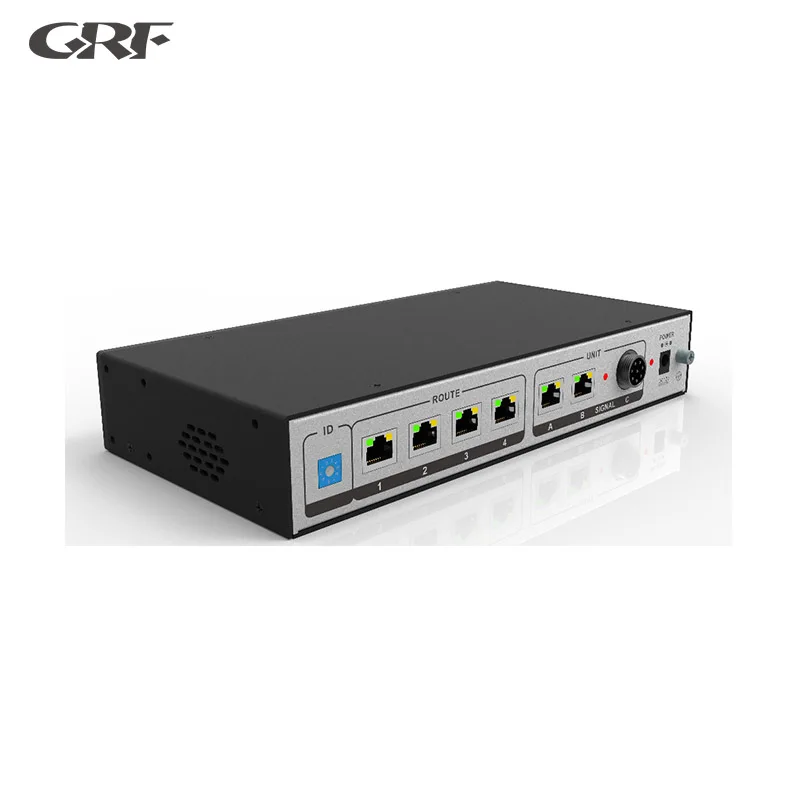 2U Rack-Mount Conference System with Expandable Host Central Control Remote Management 14-Channel Interpreter Output