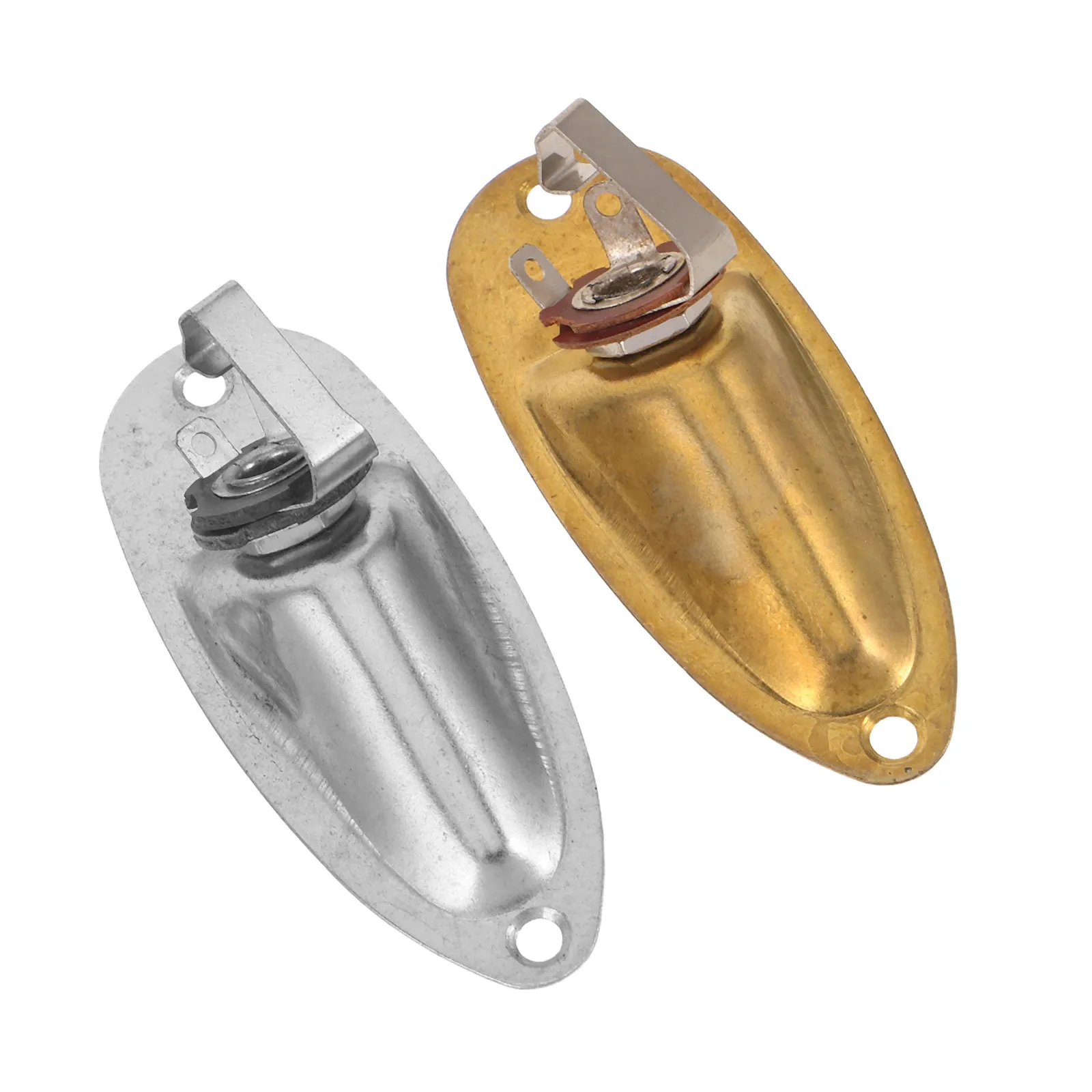 

2 шт. входные/выходные разъемы для электрогитары, стабильная передача сигнала, запасные части и аксессуары для гитарной аппаратуры