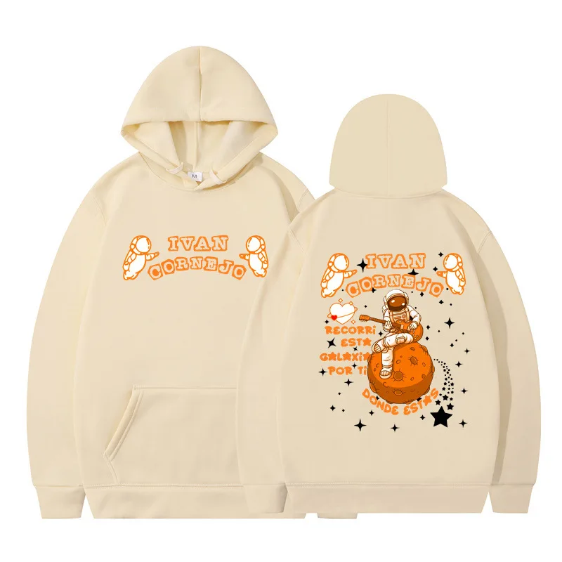 เสื้อฮู้ดพิมพ์ลายสองด้าน Ivan Cornejo Mirada Tour สำหรับแฟนๆ ฤดูใบไม้ร่วง ฤดูหนาว เสื้อสเวตเชิ้ตลำลองมีฮู้ดสำหรับผู้ชายและผู้หญิง