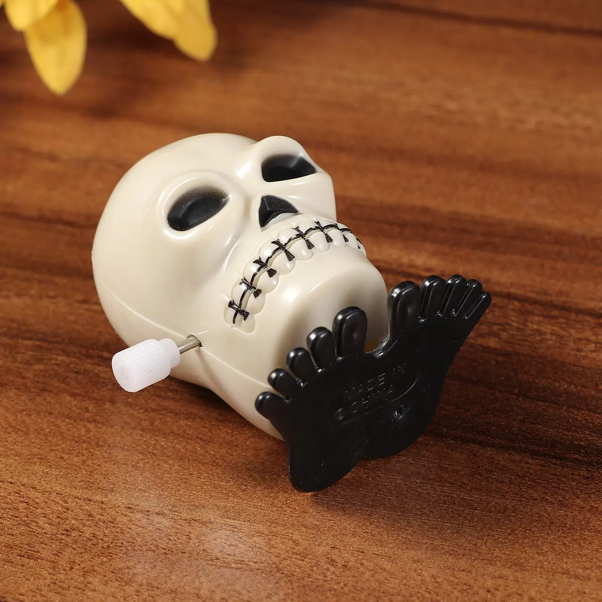 

3Pcs Halloween Pumpkin Wind Up Spring Skull Funny Clockwork Set Party Favors Kids Gifts Jumping Trick Treat Wind Up Toys