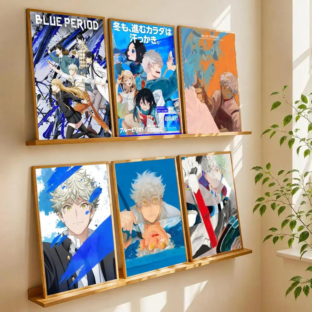 Blue Period Poster High-definition Waterproof Poster Stickers Suitable For Bedroom Living Room Home Decoration