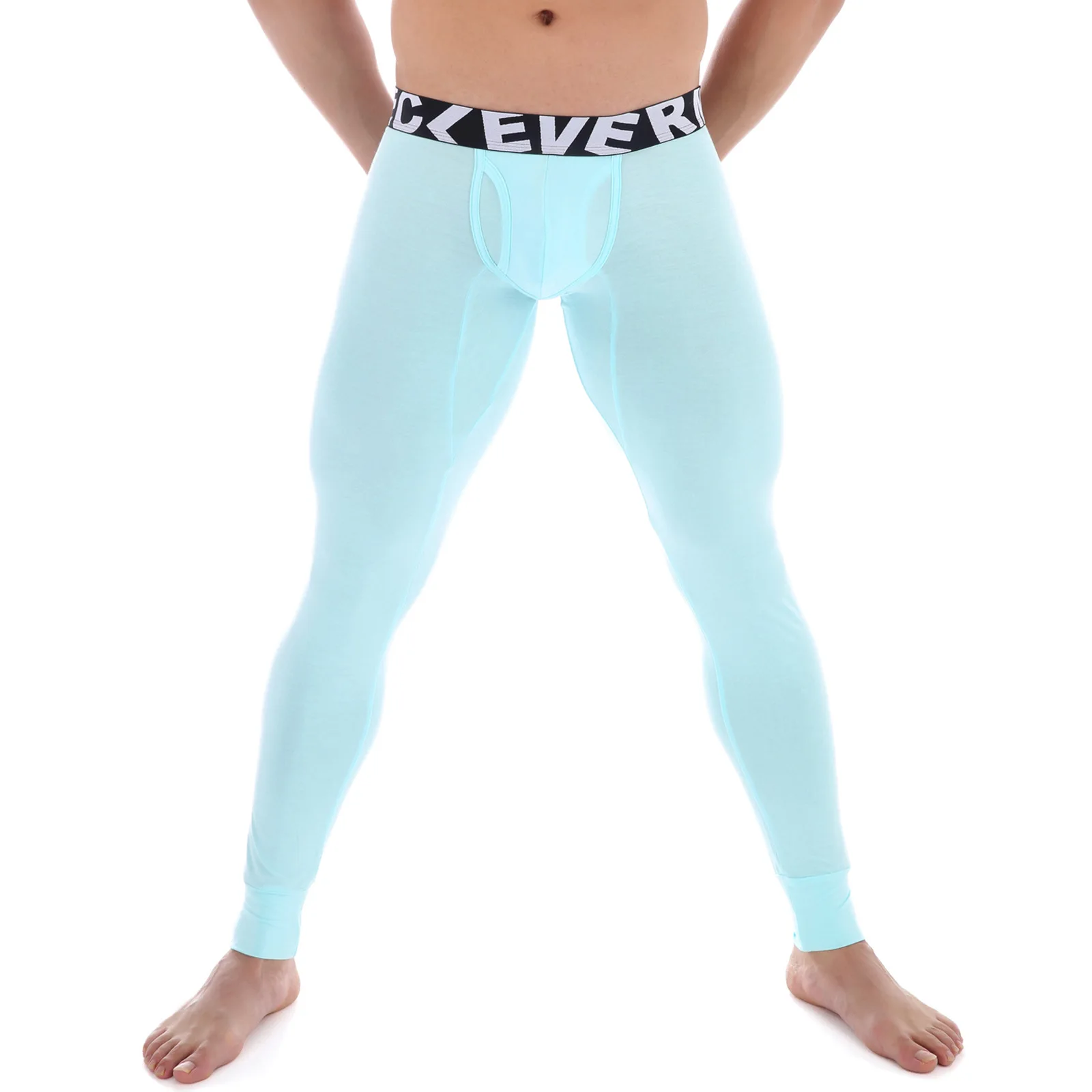 

Men's Modal Thermal Underwear Bottoms High Elaistc Pants Tights Leggings Running Training Sports Jogging Workout Warm Long Johns