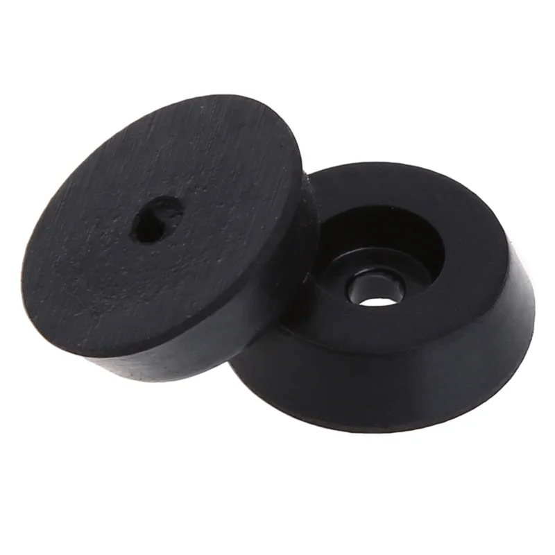 Anti Slip Furniture Legs Feet Black Cabinet Bed Table Box Conical Rubber Shock
