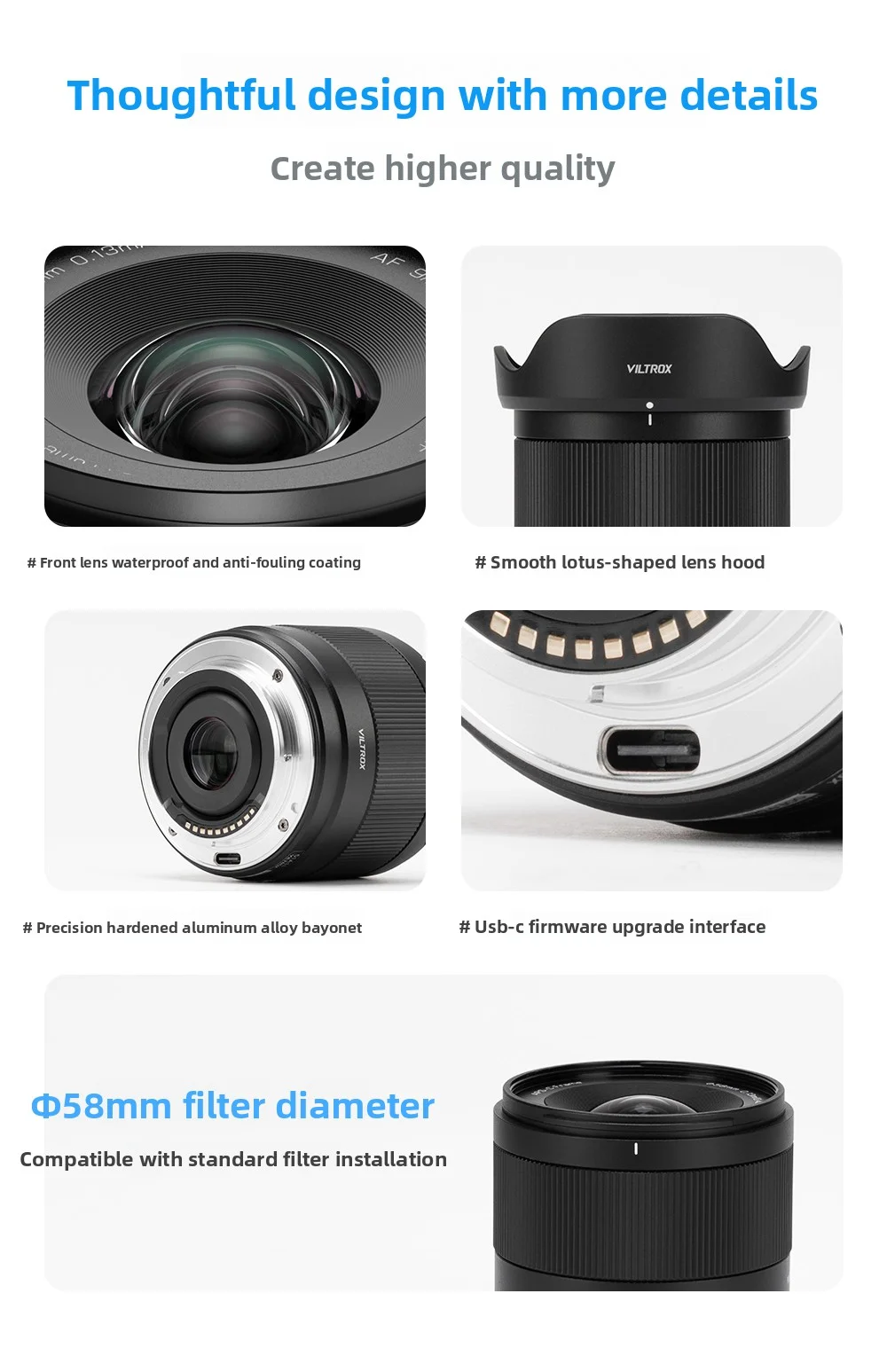 VILTROX AF 9mm F2.8 에어 렌즈 APS-C 자동 초점 카메라 렌즈 소니 E 니콘 Z 후지필름 후지 X XF 마운트 미러리스 ZFC ZF Z6 Z7용