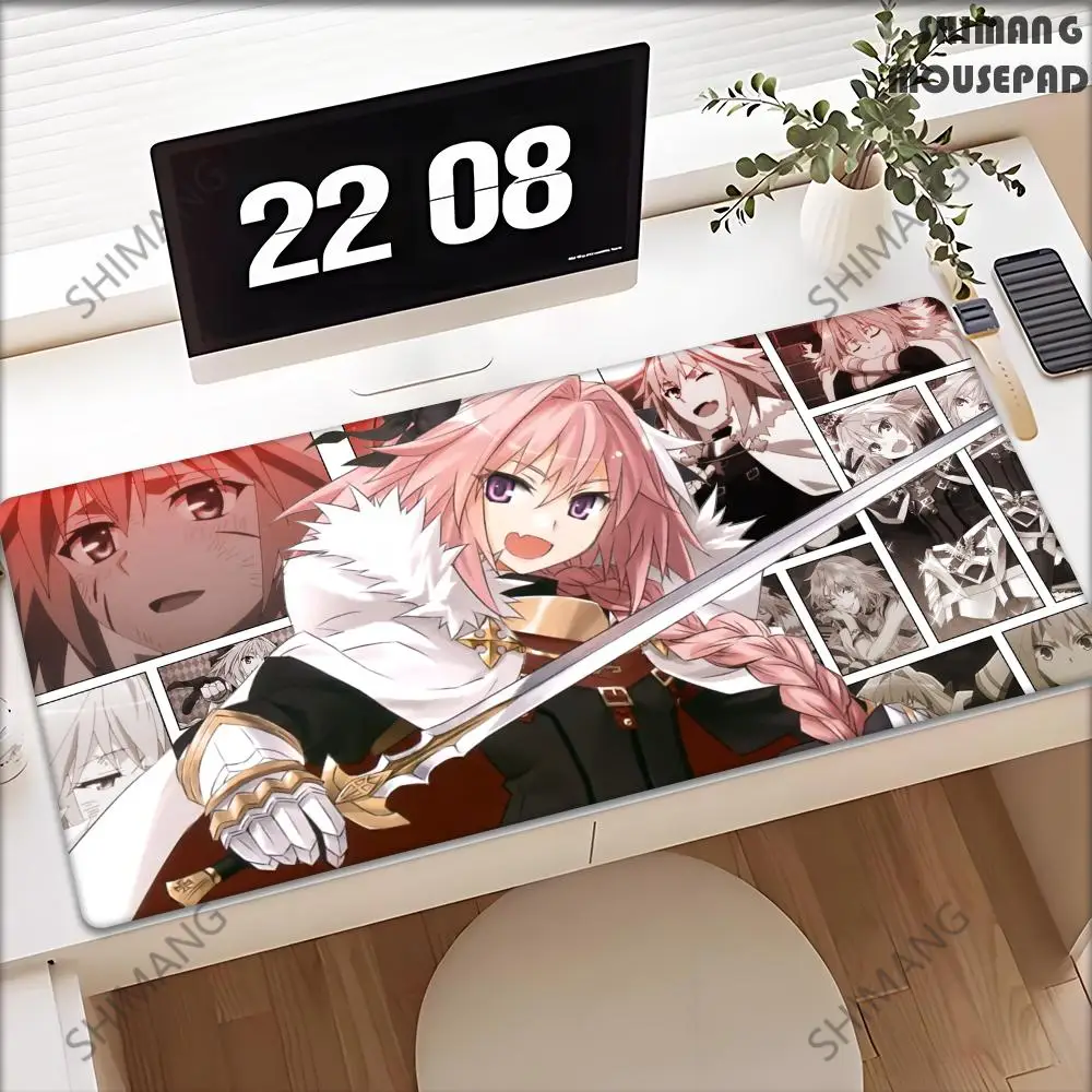 

Large Mouse Pad Kawaii Anime Fate Astolfo Mouse Mats Gamer Keyboard Mousepad Gaming Accessories Desk Mat Xxl 900x400 Mausepad