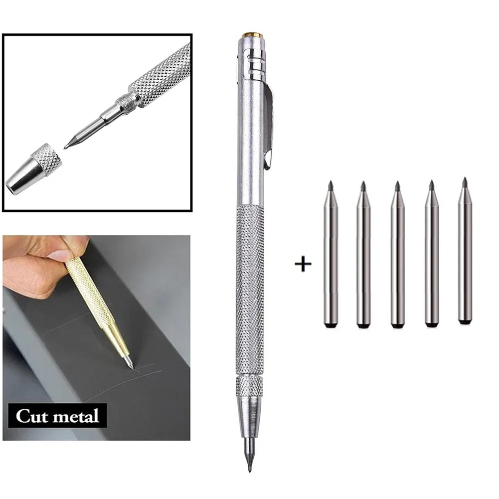 6PCS Hartmetall Spitze Glasritzrades Gravur Stift Kennzeichnung Spitze Für Glas Keramik Fresadora Para Madera Muebles Schweißen Maschine