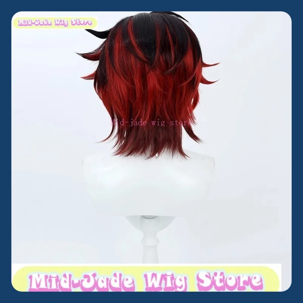 Mid-jade Wig Store Kuro K9 Cosplay Wig Anime Game Role-playing Halloween Party Synthetic Wig