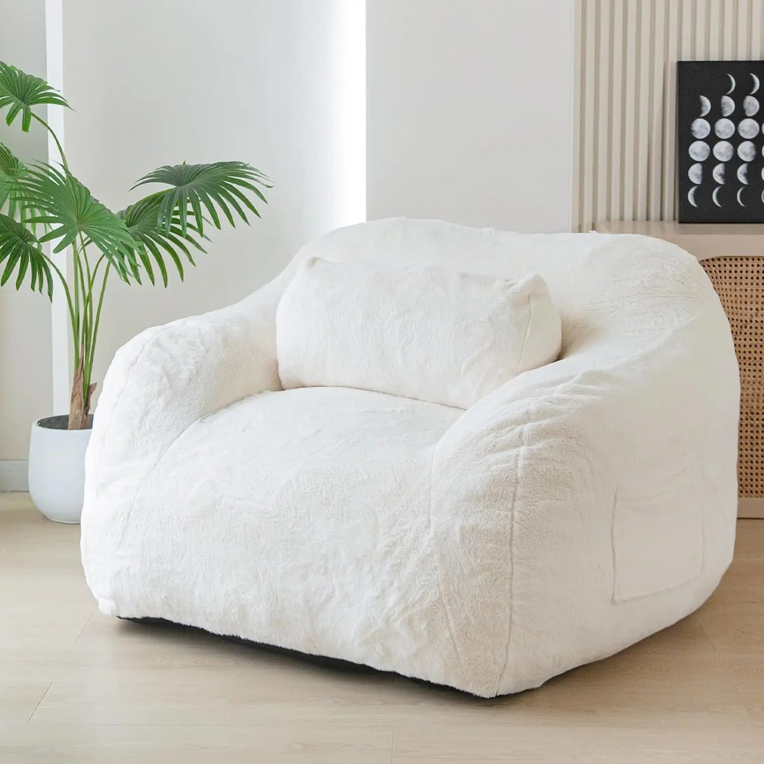 Outdoor Lazy Single Removable Cover Giant Bean Bag Sofas for Adults