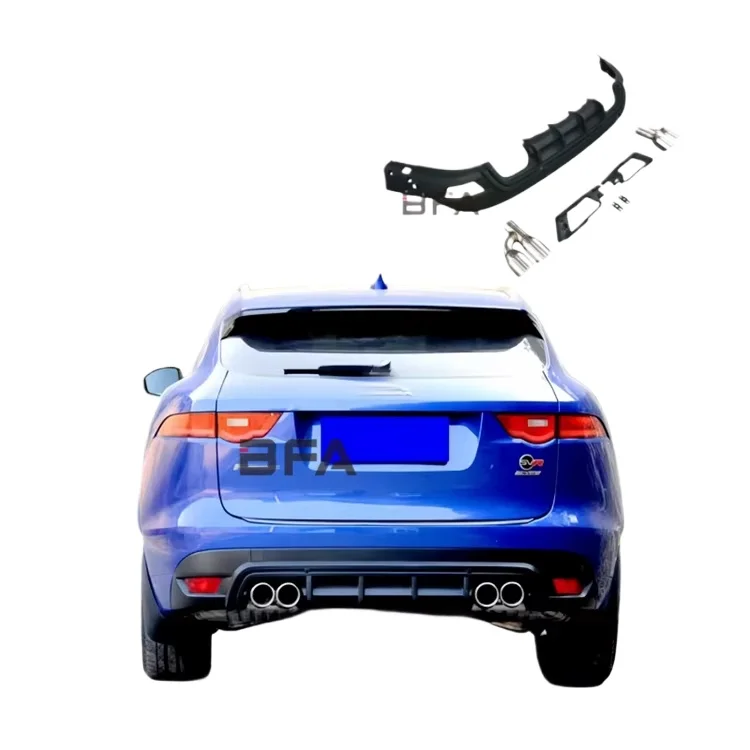 

New for F-PACE Low to High Match Rear Lip & Bumper for Style Body Kit for Replace/Repair