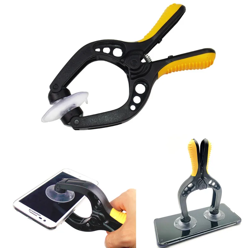 Suction Cup Open Tool Anti Skid Mobile Phone LCD Screen Double Separation Clamp Plier Opener Opening Repair Hand Tools