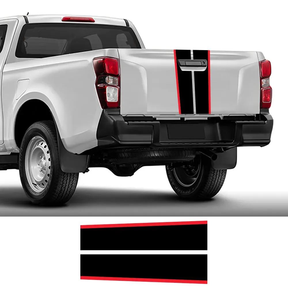 

Pickup Rear Tailgat Sticker Decal Auto Tuning Accessories For Isuzu Dmax Dodge RAM Toyota Hilux Tacoma Jeep Gladiator Ford F150